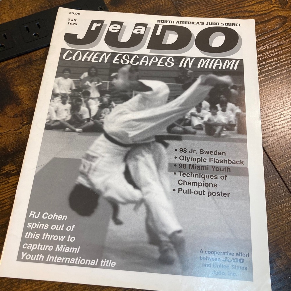Real Judo Magazine Fall 1998 RJ Cohen Jimmy Pedro Jake Flores Pull-Out Poster